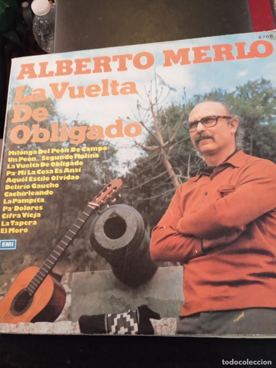 Disques de vinyle: ALBERTO MERLO- LA VUELTA DE OBLIGADO. LP ARGENTINA