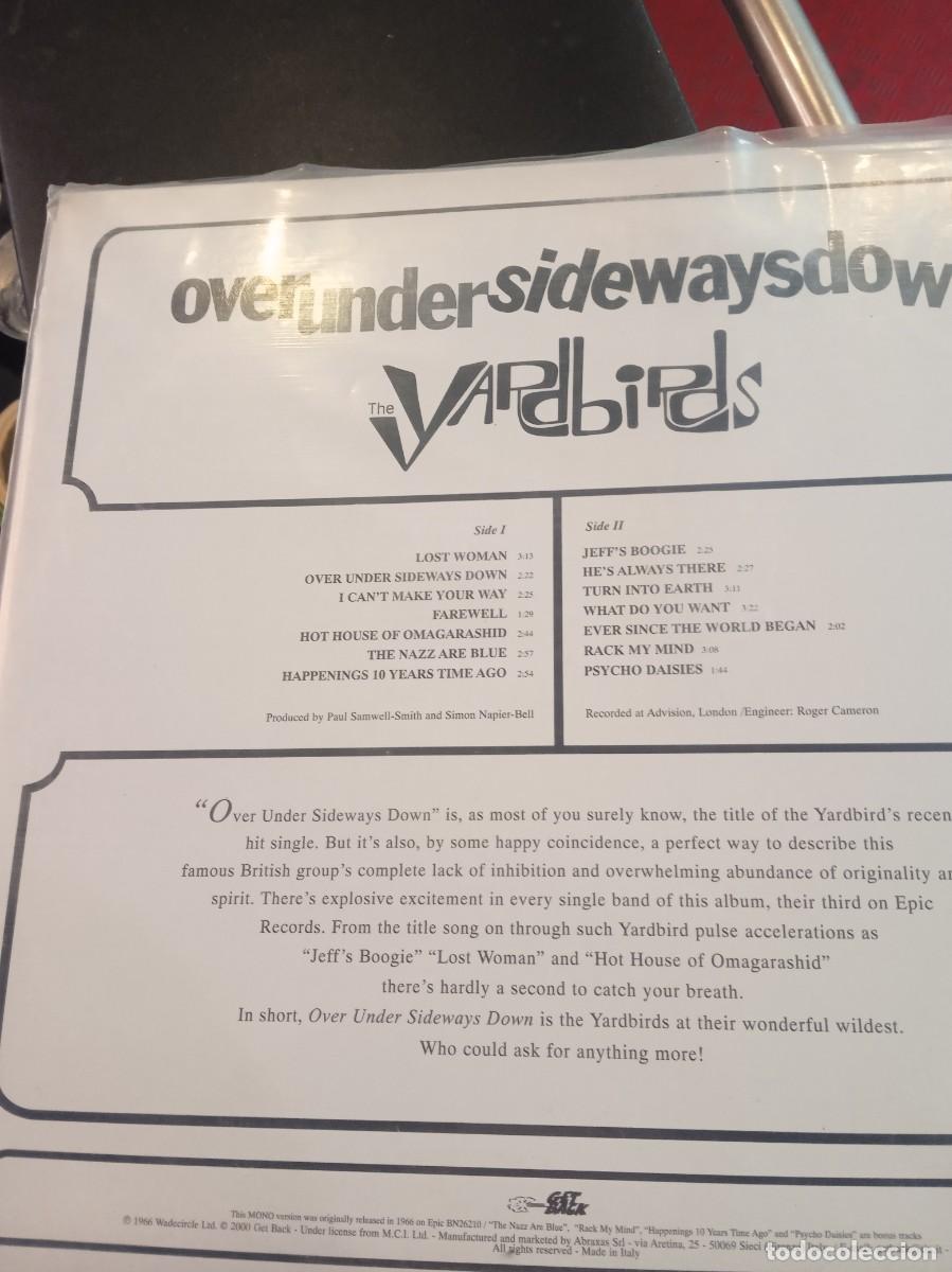 Discos de vinilo: THE YARDBIRDS- OVER UNDER SIDEWAYS DOWN. LP GET BACK - Foto 2