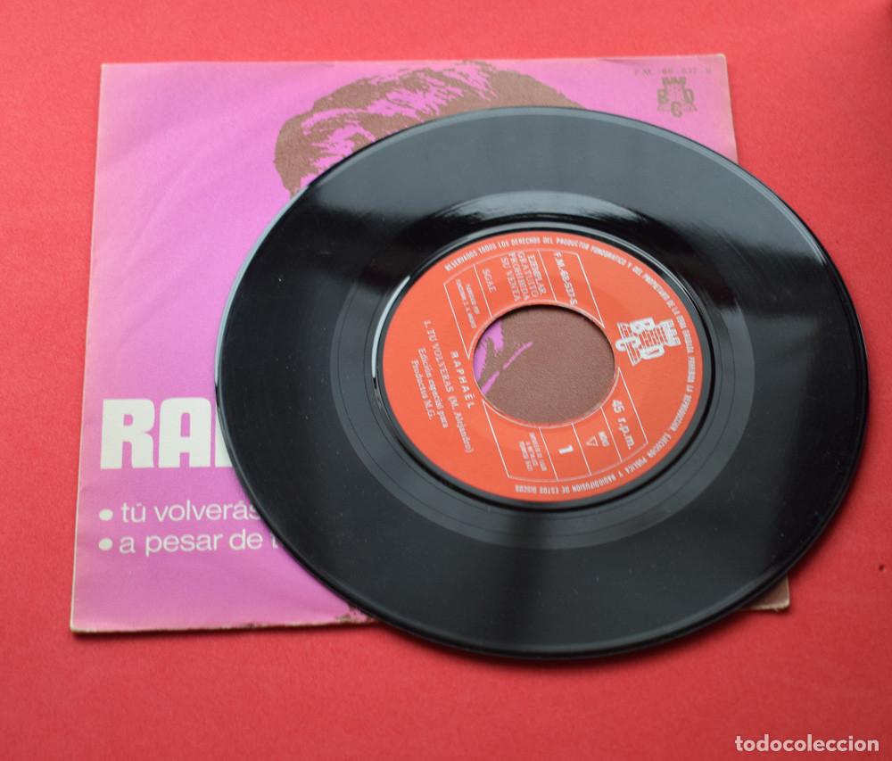 Discos de vinilo: RAPHAEL - TU VOLVERAS - SINGLE 1970 - Foto 4