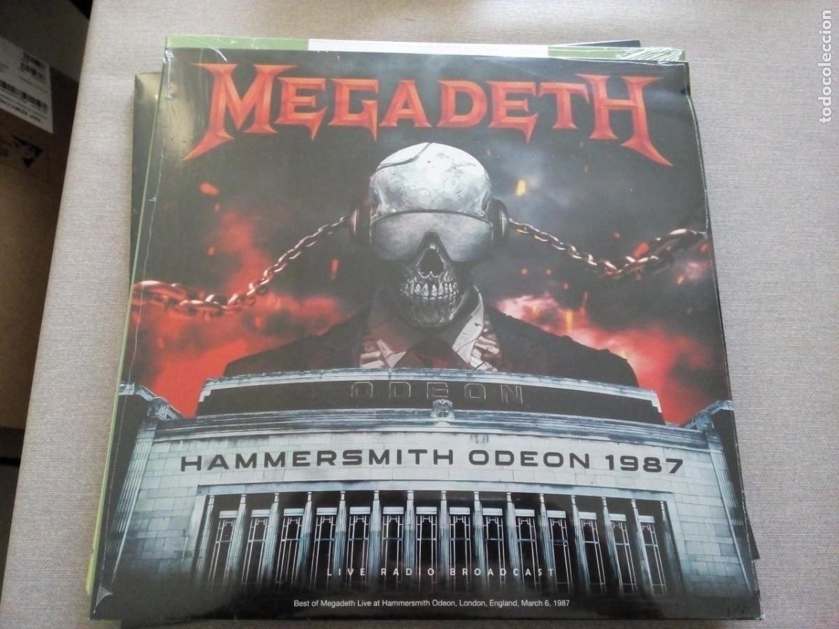 Discos de vinilo: MEGADETH HAMMERSMITH ODEON 1987 LP 180 GRAMS &iexcl;&iexcl;PRECINTADO&iexcl;&iexcl; - Foto 1
