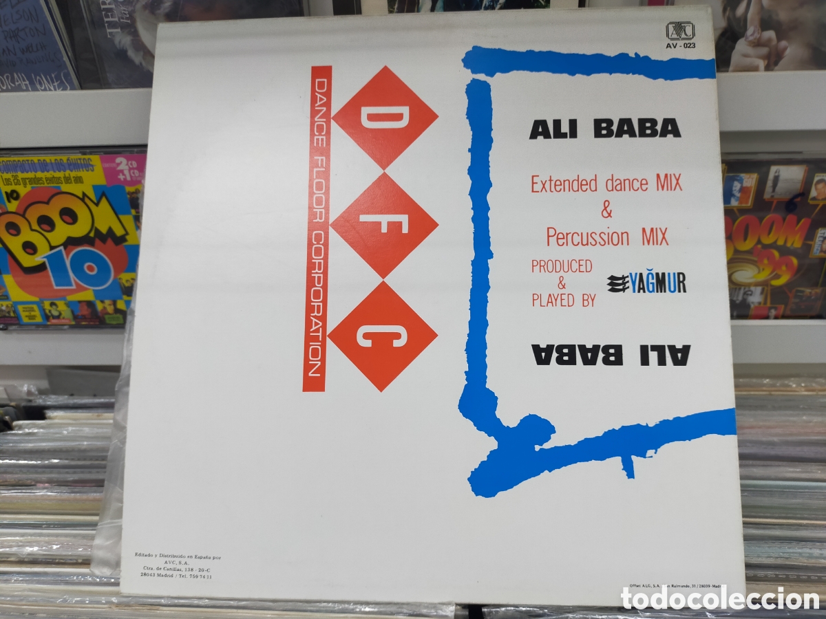 Discos de vinilo: Yagmur maxi Ali baba Espa&ntilde;a 1988 - Foto 2