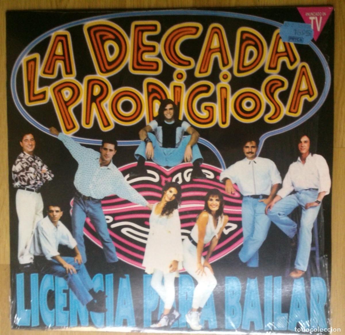Discos de vinilo: LA DECADA PRODIGIOSA LICENCIA PARA BAILAR - Foto 1