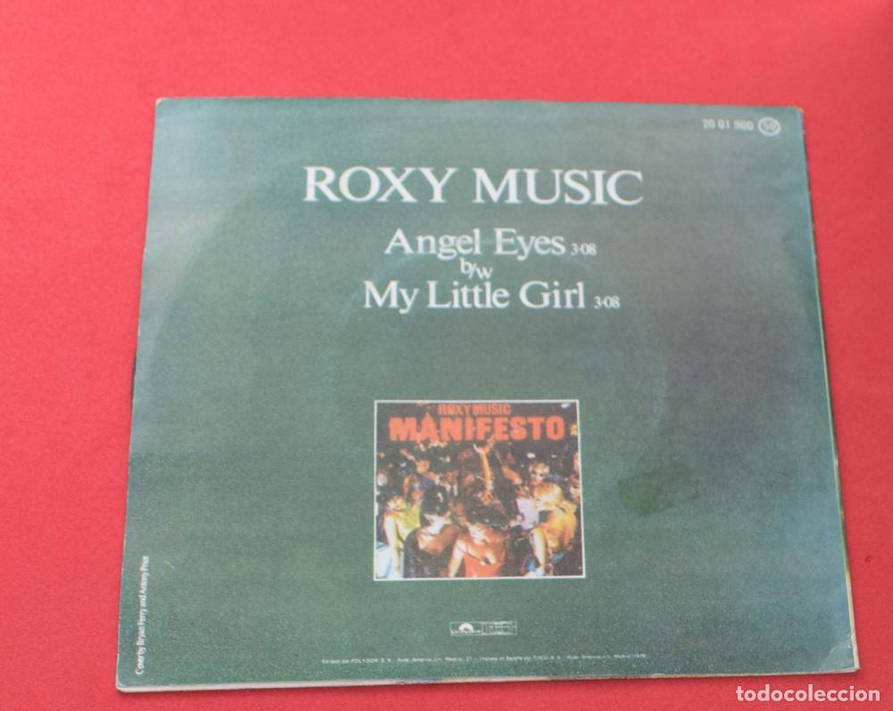 Discos de vinilo: Roxy MUSIC &lrm;&ndash; Angel Eyes - SINGLE 1979 - Foto 4