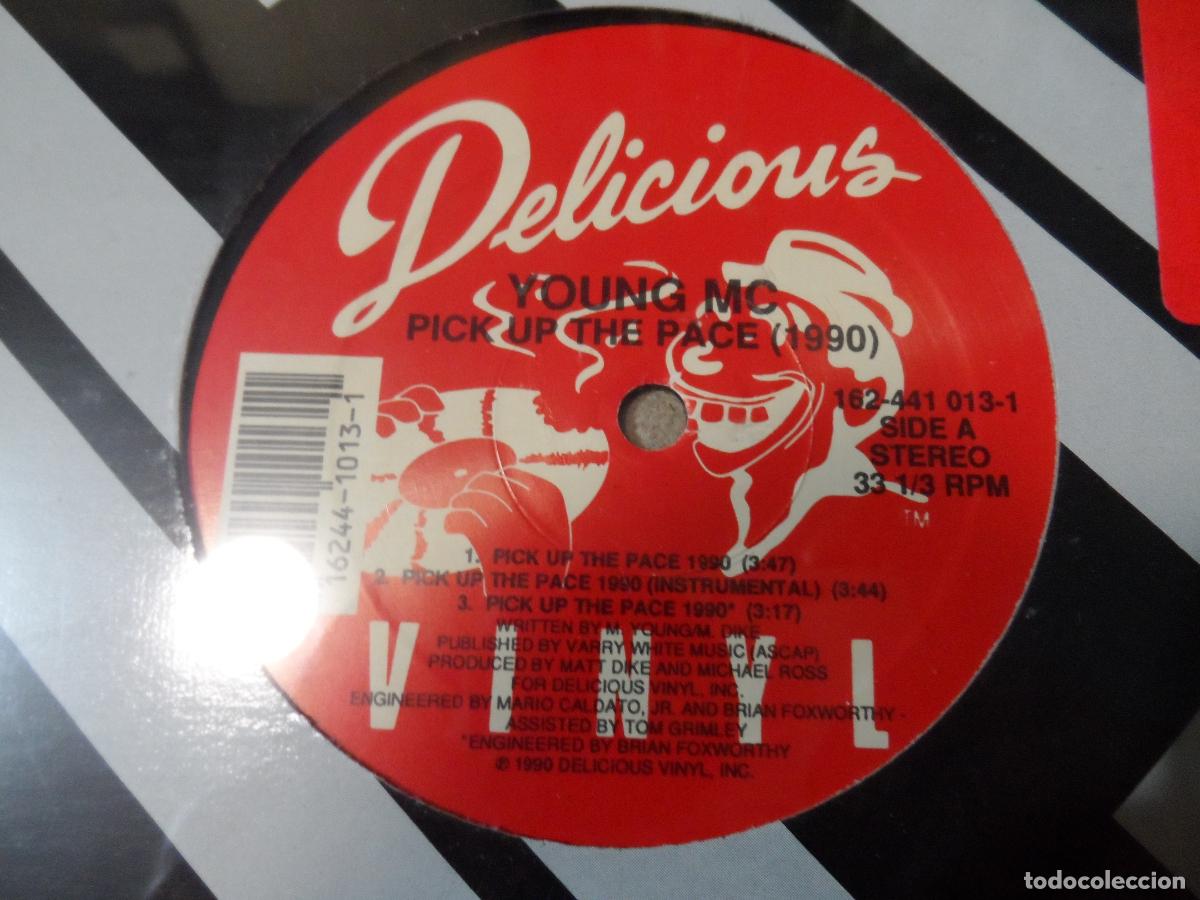 Discos de vinilo: Young MC &ndash; Pick Up The Pace (1990) (USA 1990) - Foto 2