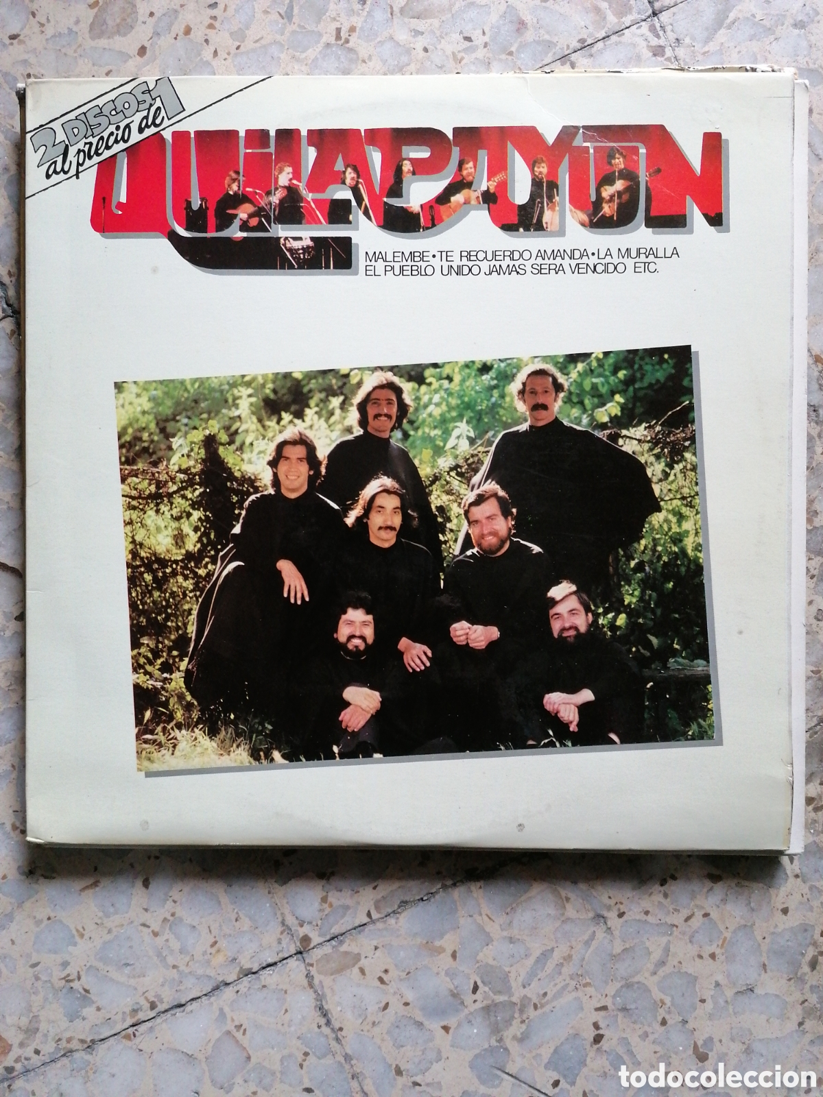 Disques de vinyle: 2 LP QUILAPAYUN MALEMBE MOVIE PLAY 1981