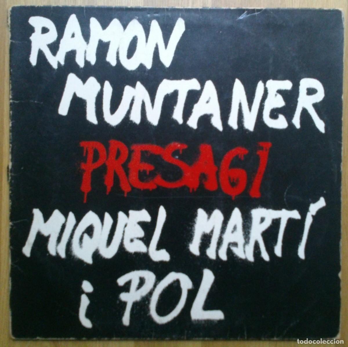Discos de vinilo: RAMON MUNTANER PRESAGI - Foto 1