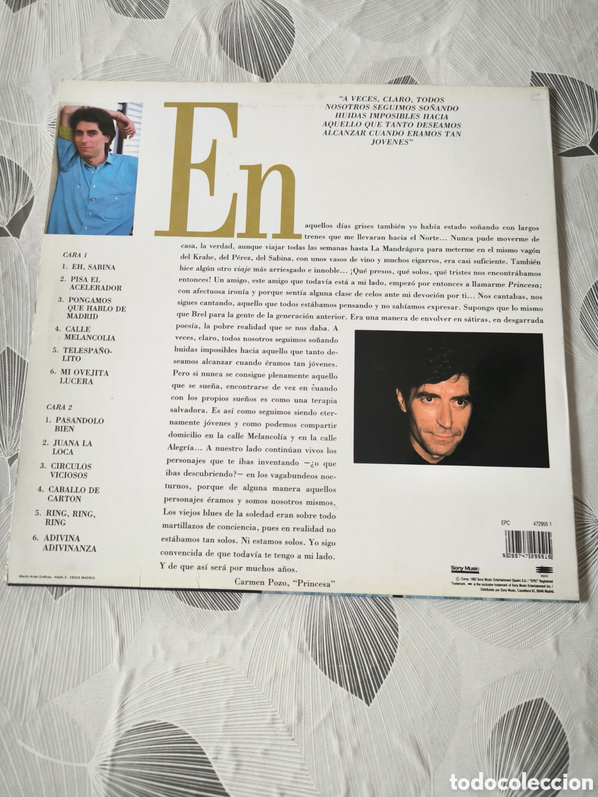 Discos de vinilo: VINILO QUERIDO SABINA, SONY MUSIC - Foto 2