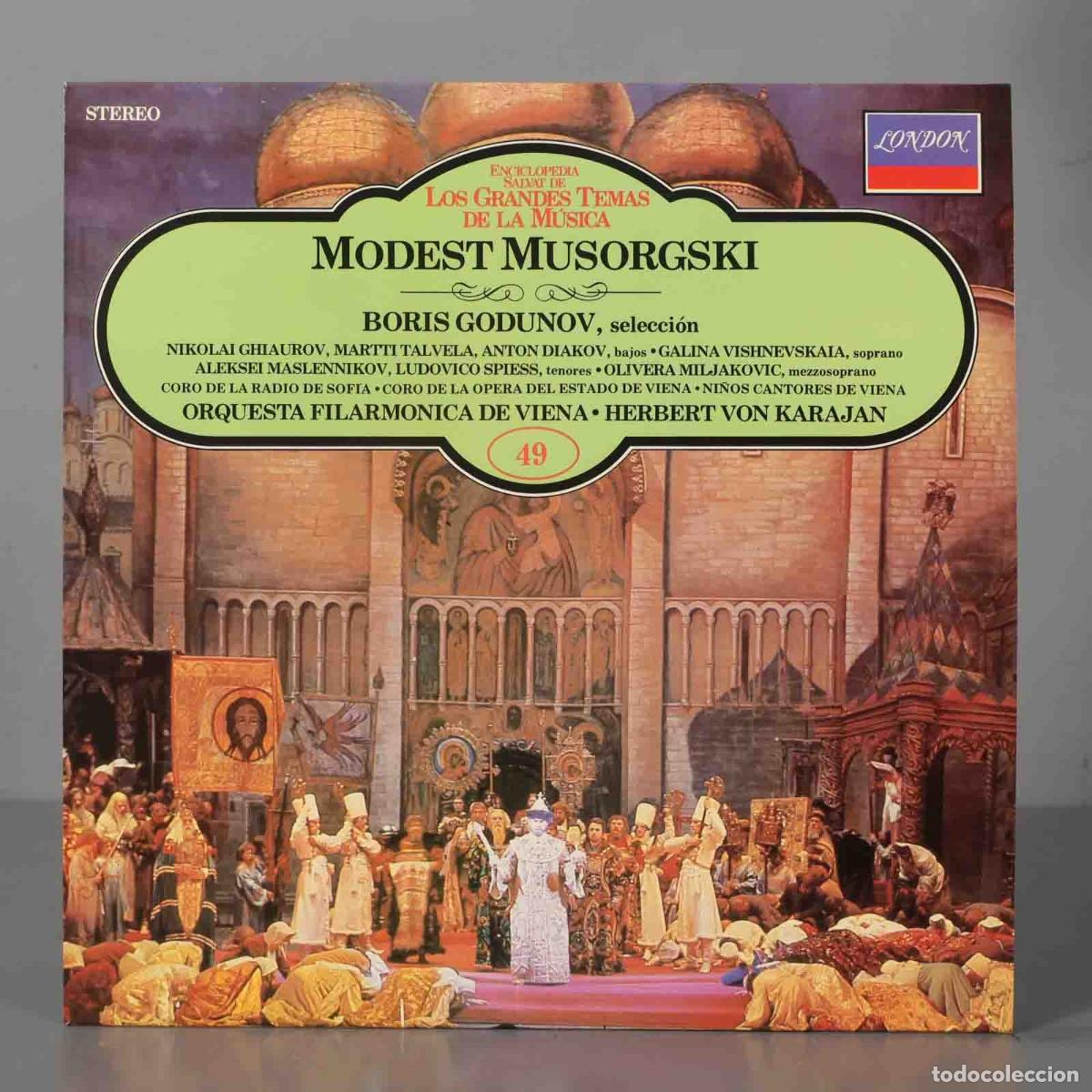 Disques de vinyle: LP. MODEST MUSORGSKI BORIS GODUNOV, selecci&oacute;n