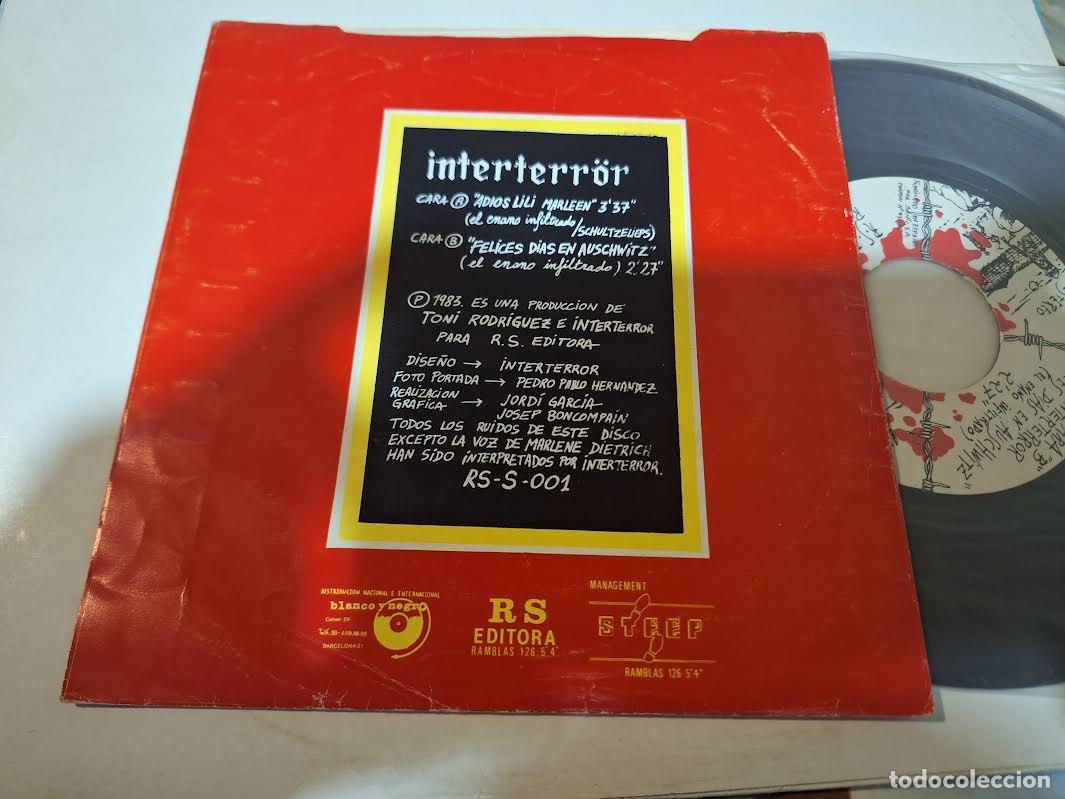 Discos de vinilo: INTERTERROR - LILI MARLEEN 7&rdquo; SINGLE RS EDITORA 1983 - PUNK - Foto 2
