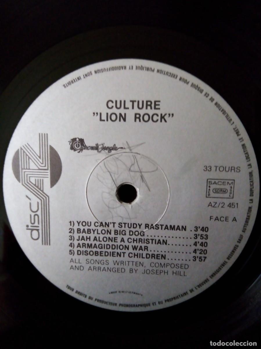 Discos de vinilo: Culture, Lion rock 1982. - Foto 3