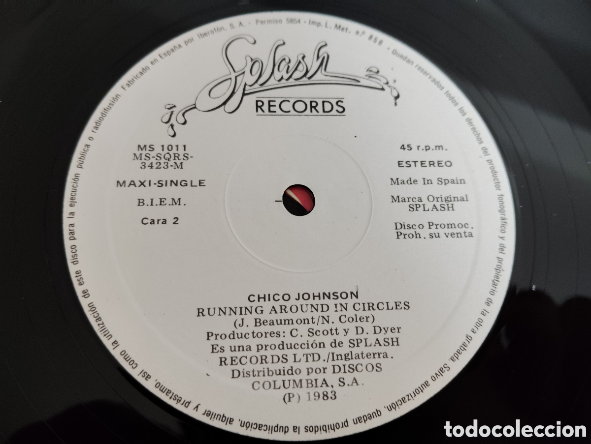 Discos de vinilo: CHICO JOHNSON - LOOP DE LOOP , 1983 ESPA&Ntilde;A / DISCO PROMOCIONAL - Foto 4