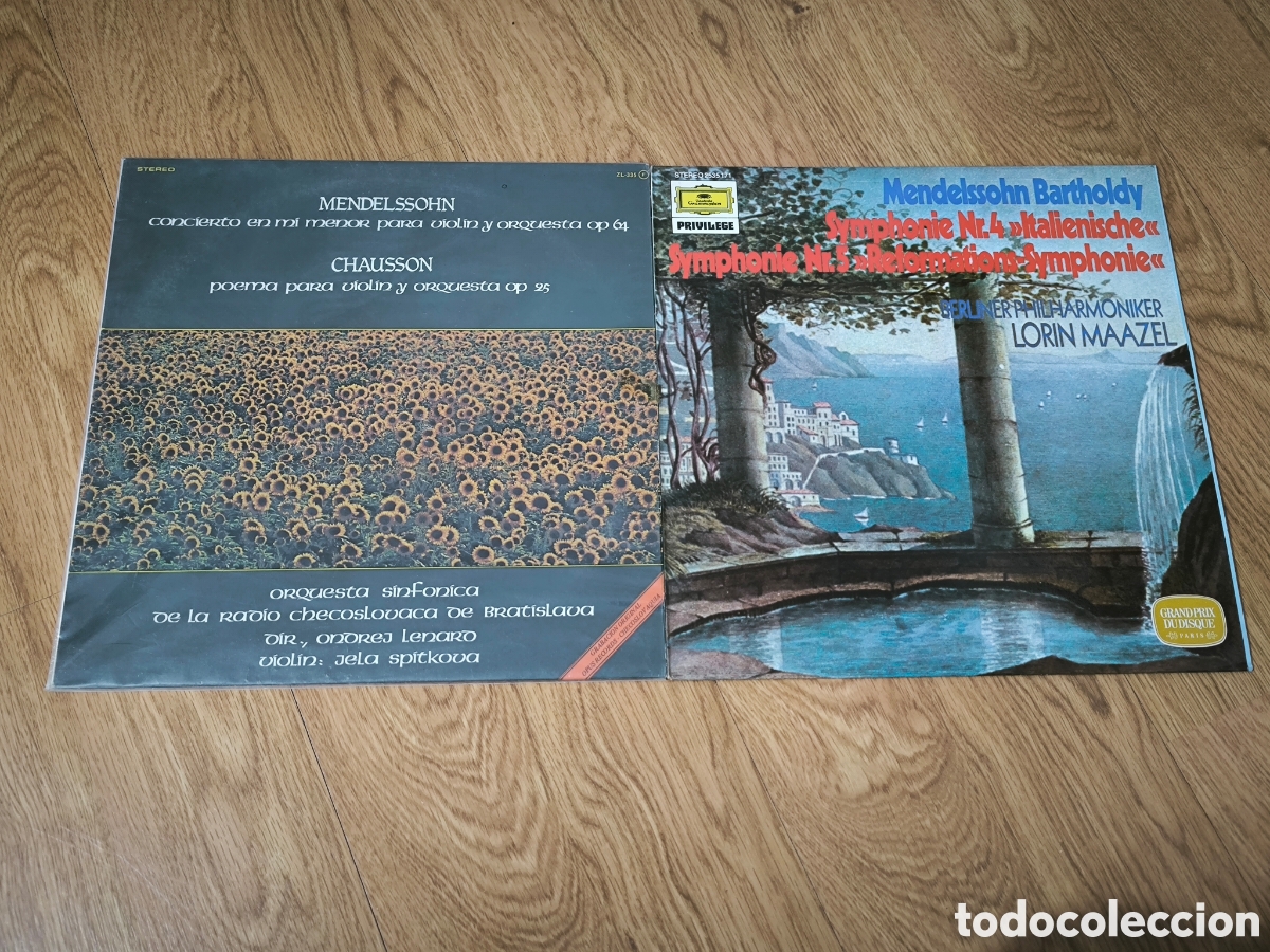 Discos de vinilo: PACK DOS VINILOS MENDELSSOHN. - Foto 1