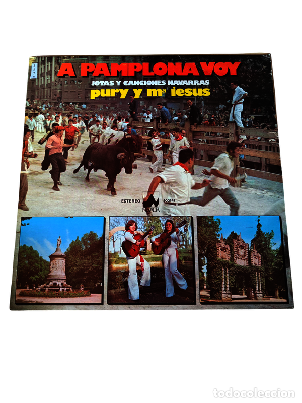 Discos de vinil: VIN3276 A pamplona voy, Pury y Ma Jesus VINILO SEGUNDA MANO