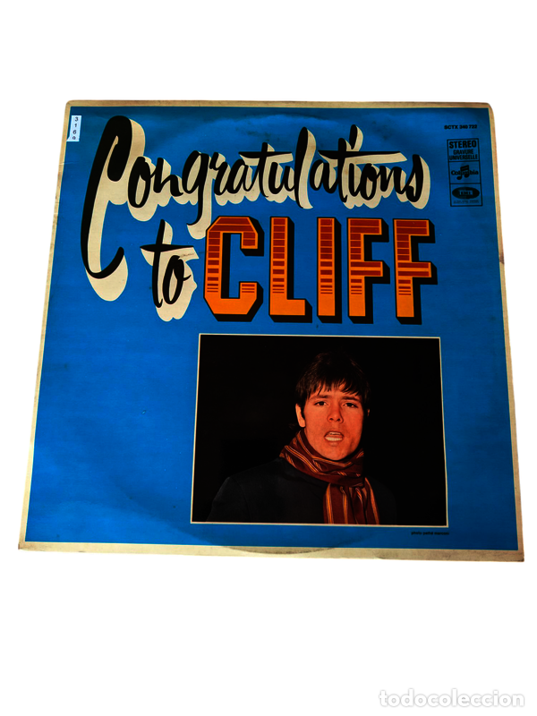 Discos de vinil: VIN3169 Congratulations to Cliff VINILO SEGUNDA MANO