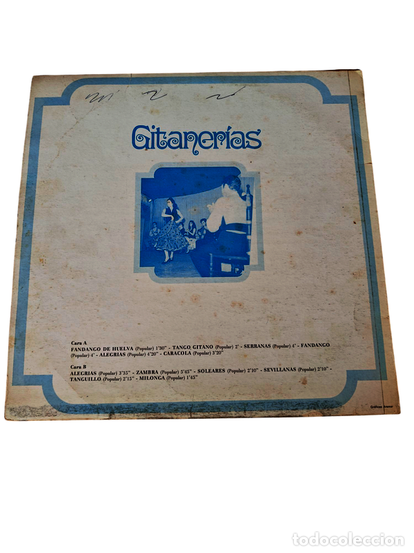 Discos de vinilo: VIN3119 Gitanerias VINILO SEGUNDA MANO - Foto 2