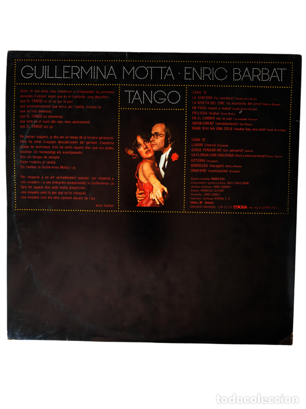 Discos de vinilo: VIN3033 Tango VINILO SEGUNDA MANO - Foto 2
