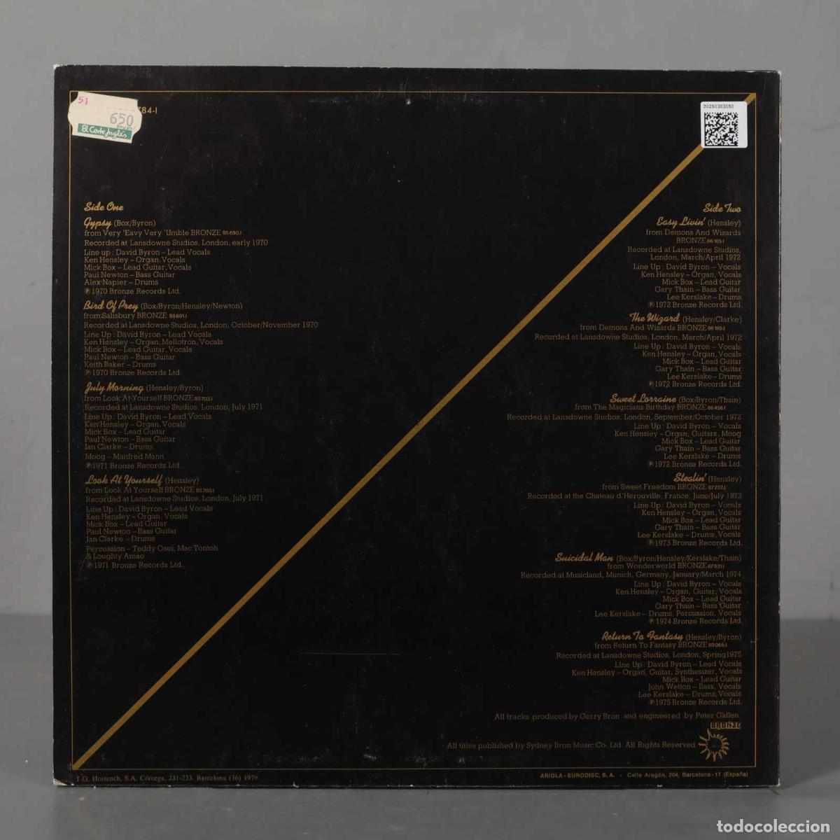 Discos de vinilo: LP. Uriah Heep &ndash; The Best Of... - Foto 2