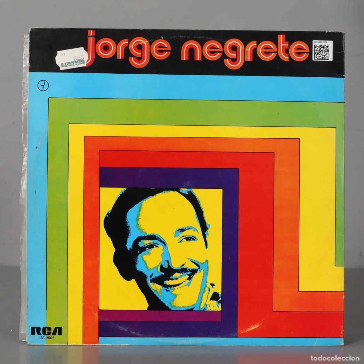 Discos de vinilo: LP. Jorge Negrete &ndash; Jorge Negrete - Foto 2