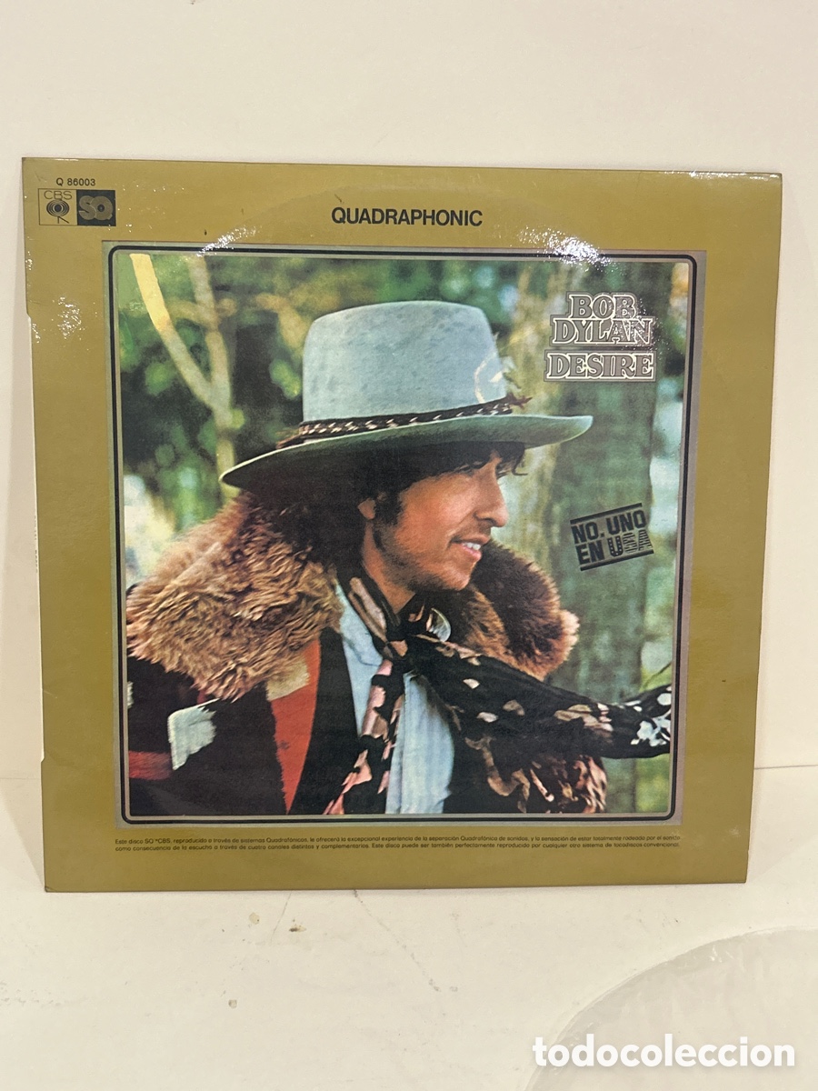 Discos de vinilo: BOB DYLAN - DESIRE - QUADRAPHONIC - LP - Foto 4