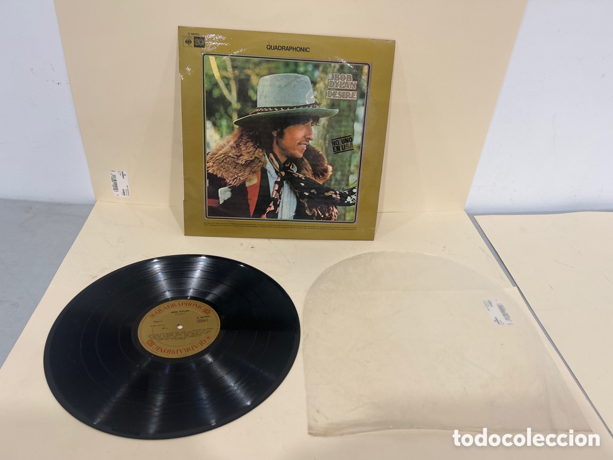 Discos de vinilo: BOB DYLAN - DESIRE - QUADRAPHONIC - LP - Foto 1