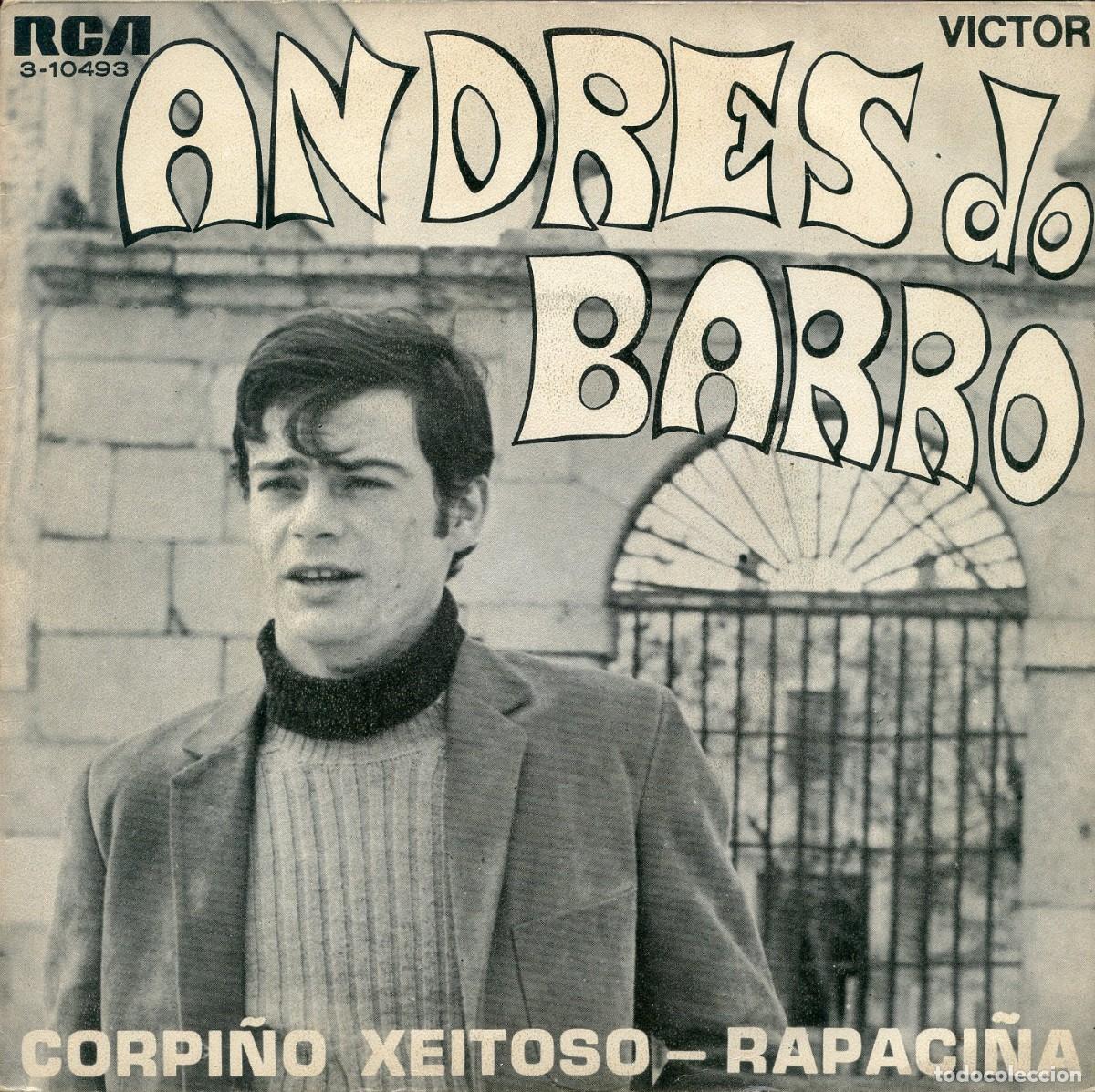 Discos de vinilo: ANDRES DO BARRO. Corpi&ntilde;o xeitoso / Rapaci&ntilde;a. - Foto 1
