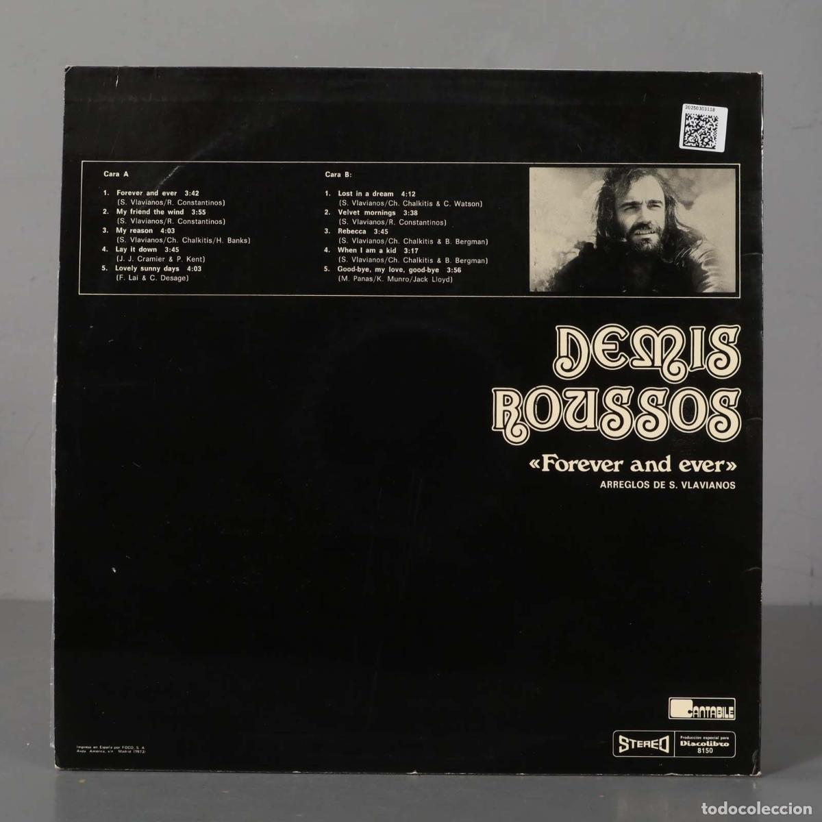 Discos de vinilo: LP. Demis Roussos &ndash; Forever And Ever - Foto 2