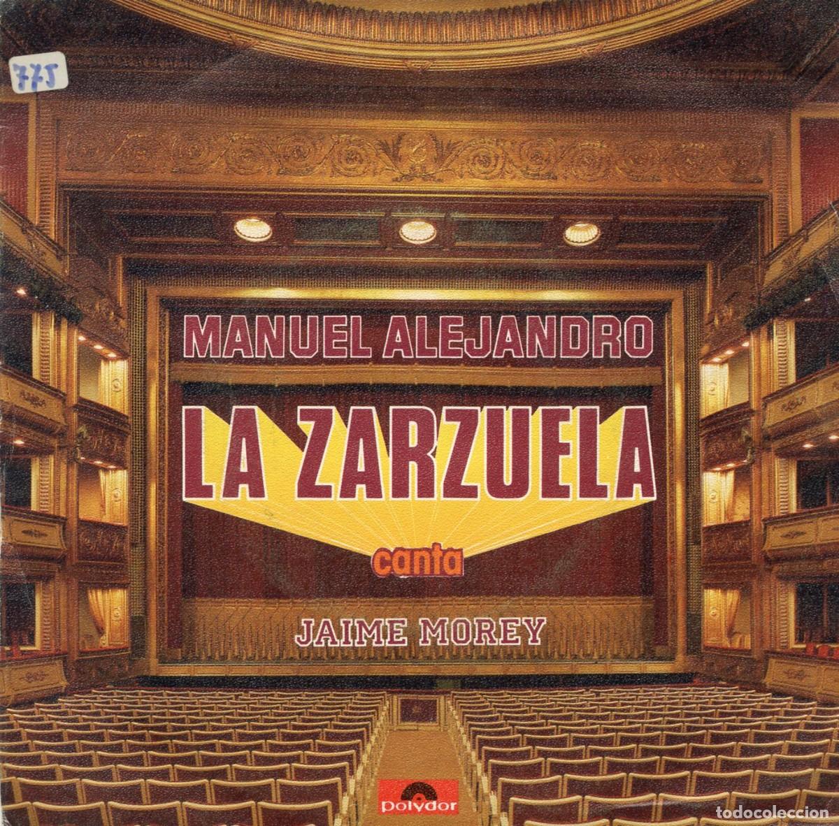 Discos de vinilo: MANUEL ALEJANDRO. La Zarzuela. - Foto 1