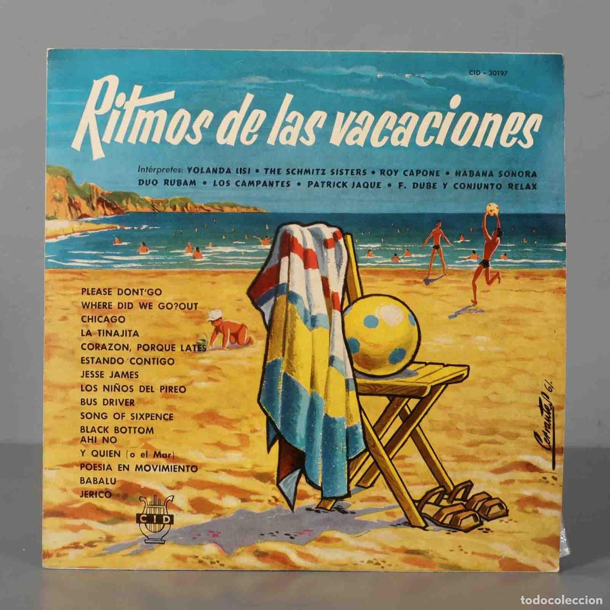 Discos de vinilo: LP. RITMOS DE VACACIONES. CID - Foto 1
