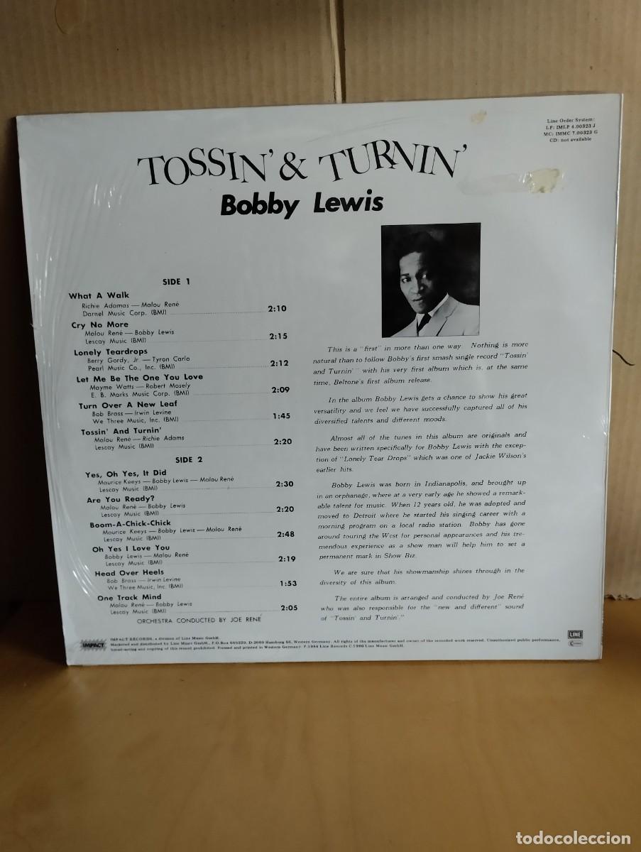 Discos de vinilo: BOBBY LEWIS ---- TOSSIN&acute;& TURNIN&acute; - Foto 2