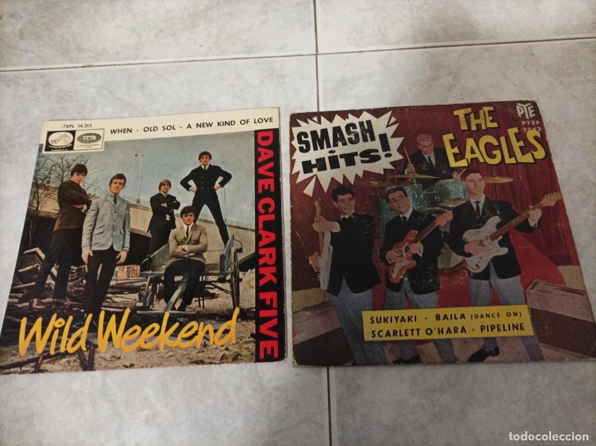 Discos de vinilo: Dave Clark Five-The Eagles-ojo solo portadas - Foto 1
