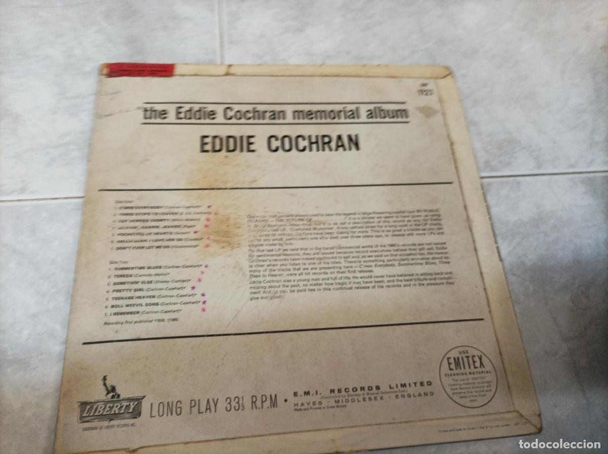 Discos de vinilo: Eddie Cochran lp original - Foto 2