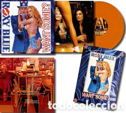 Discos de vinilo: VINILO DE ROXY BLUE - WANT SOME ? LEER DESCRIPCI&Oacute;N Y CONDICIONES DE VENTA - Foto 2