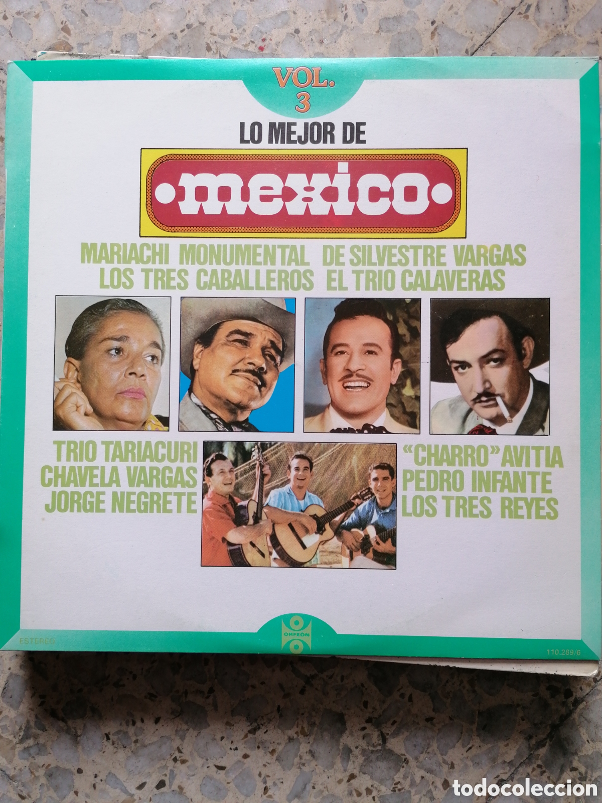 Disques de vinyle: LP LO MEJOR DE MEXICO VOL 3 ORFEON 1977