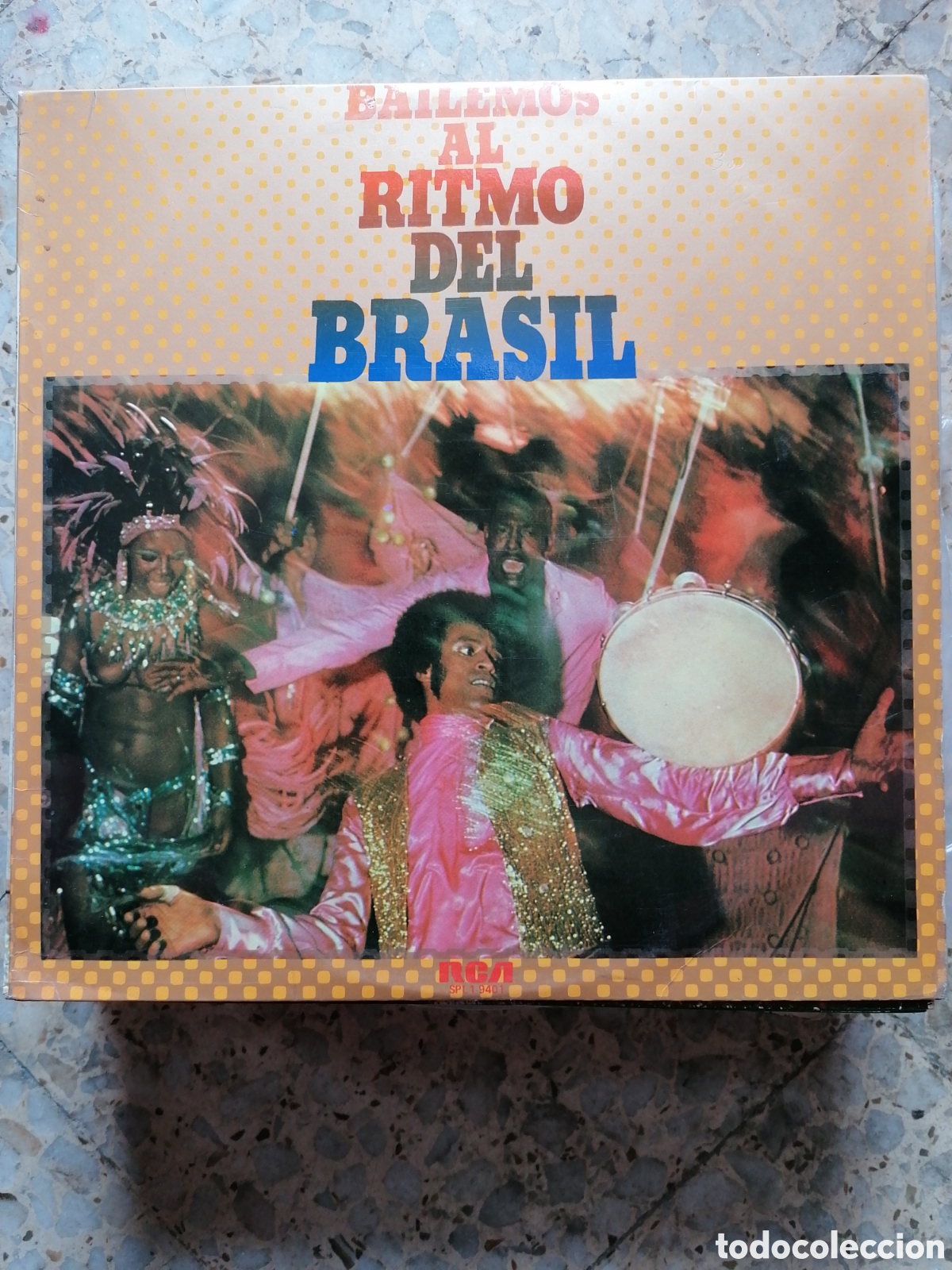 Discos de vinilo: LP BAILEMOS AL RITMO DEL BRASIL 1976 PROMO - Foto 1
