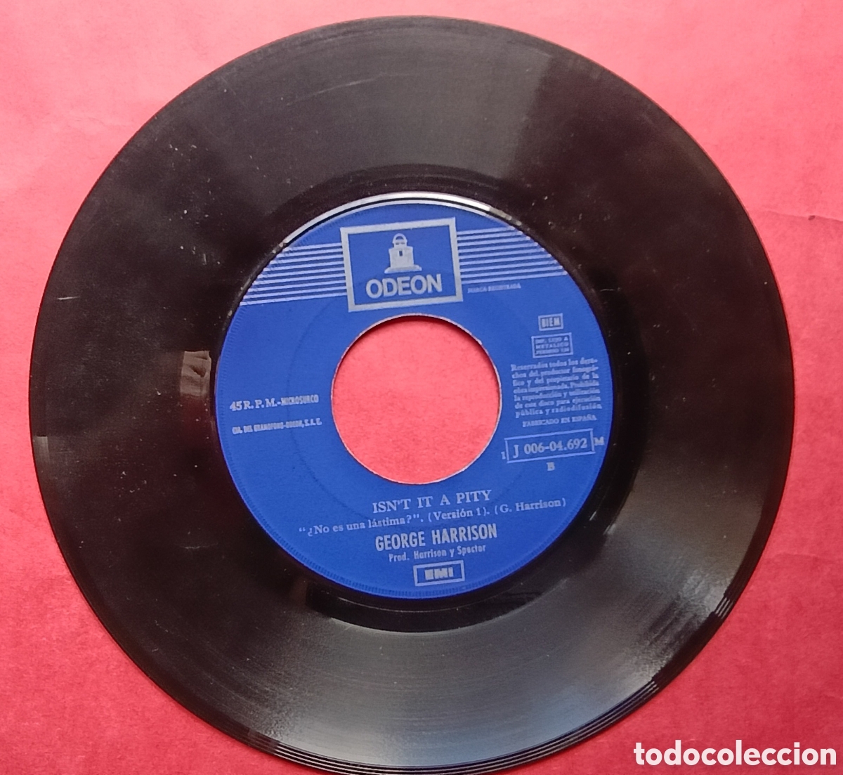 Discos de vinilo: George Harrison,- single ,- my sweet lord - Foto 5