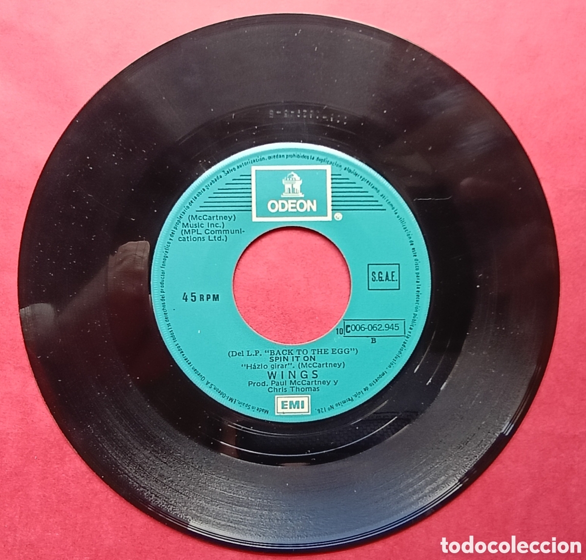 Discos de vinilo: Wings,- getting closer,- single,- 1979 - Foto 5