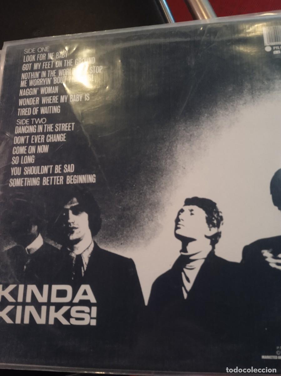 Discos de vinilo: THE KINKS- KINDA KINKS. LP REEDICI&Oacute;N 1987 - Foto 2