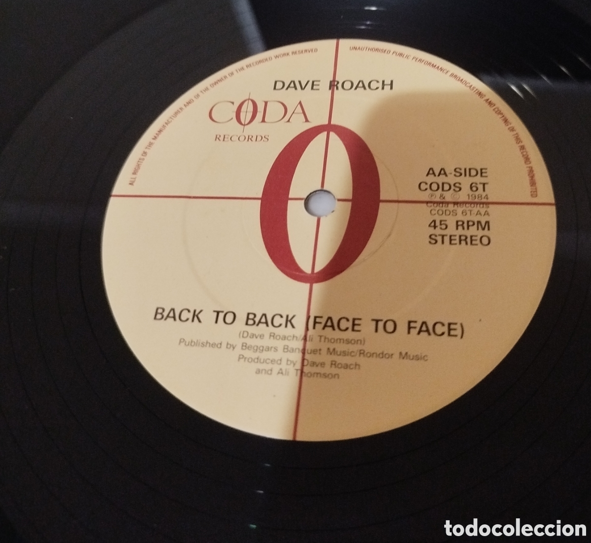 Discos de vinilo: Dave Roach&nbsp;&ndash;&nbsp;Back To Back - Foto 3