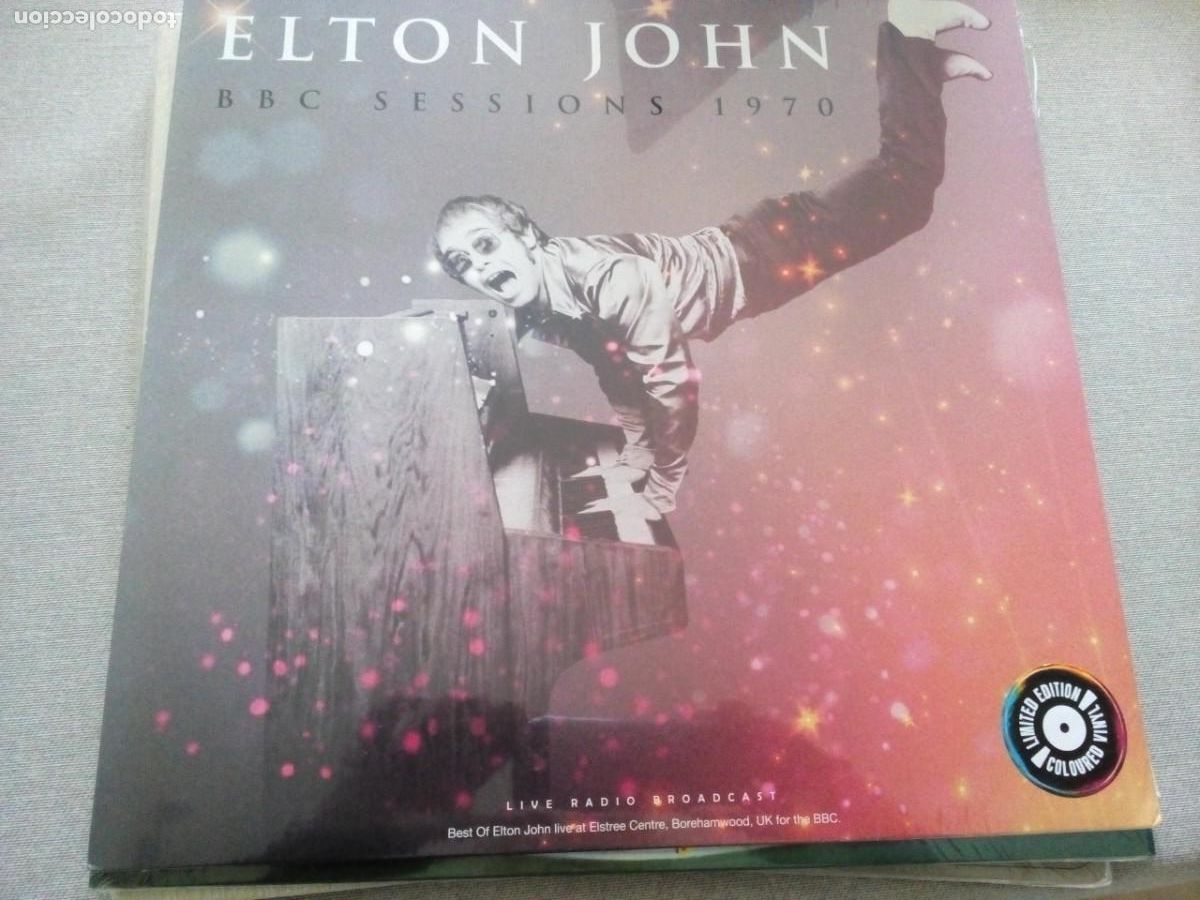 Discos de vinilo: ELTON JOHN BBC SESSIONS 1970 LP 180 GRAMS - Foto 1
