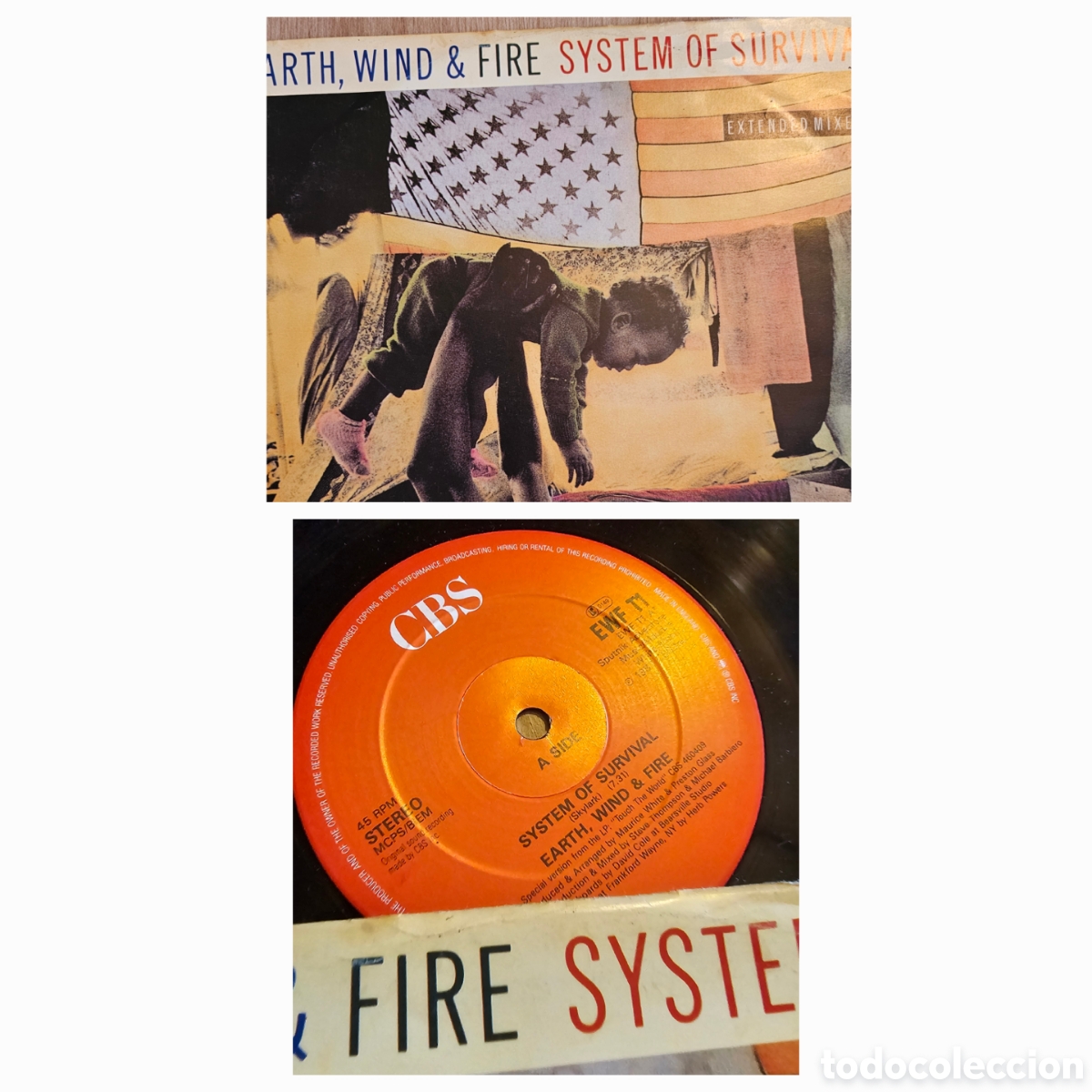 Discos de vinilo: Disco vinilo Earth,wind & fire System of survival - Foto 1