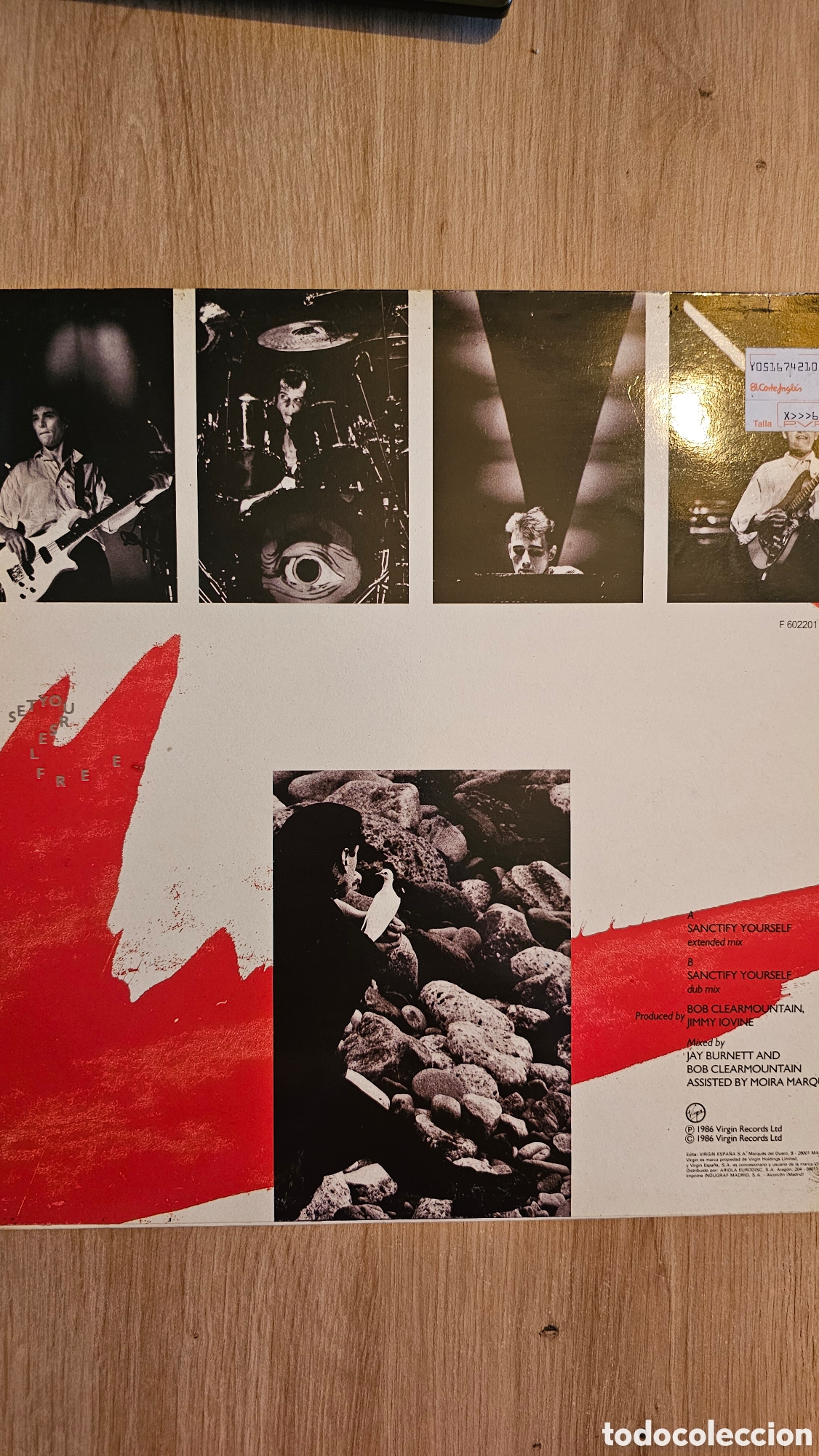 Discos de vinilo: Disco vinilo Simple Minds &rdquo;Sanctify Yourself&rdquo; - Foto 5