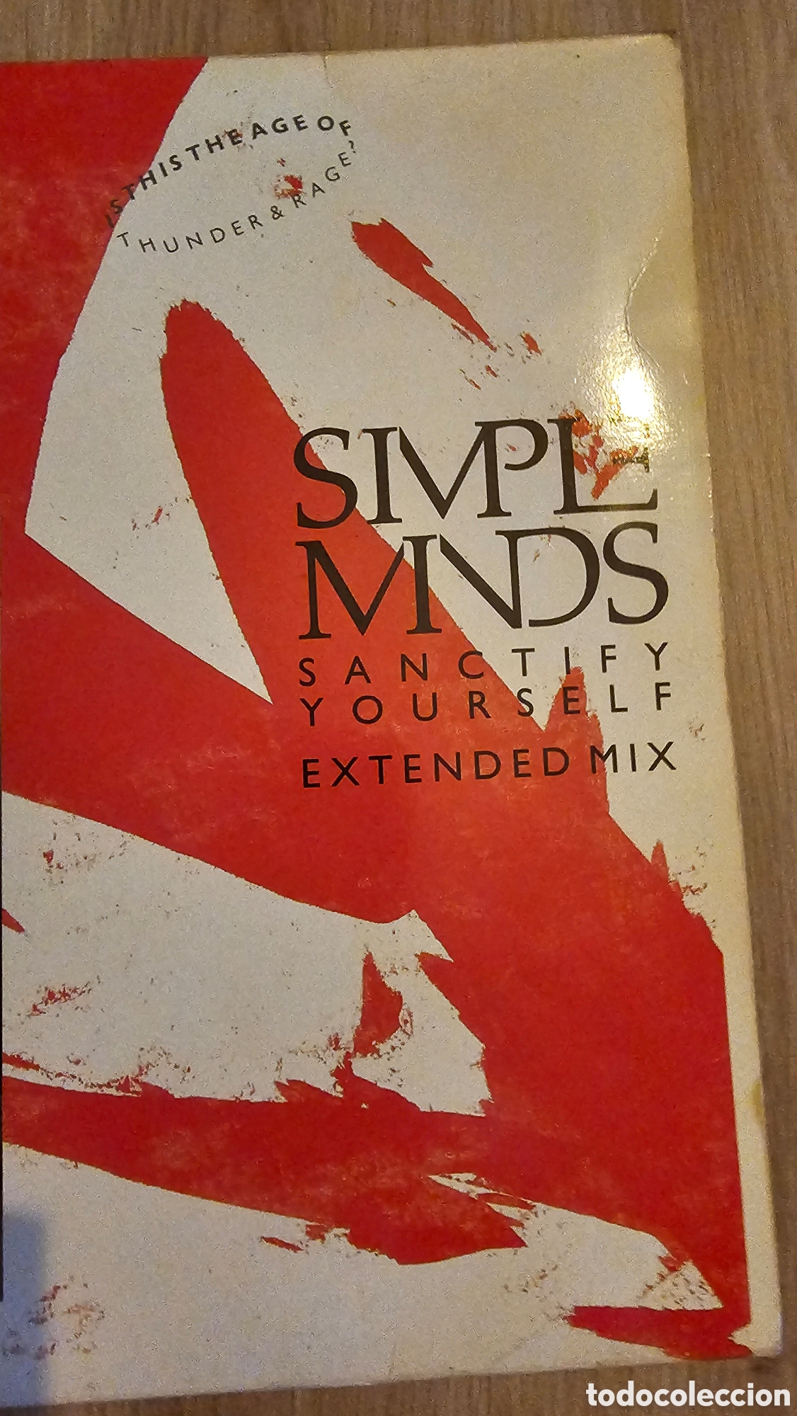 Discos de vinilo: Disco vinilo Simple Minds &rdquo;Sanctify Yourself&rdquo; - Foto 7