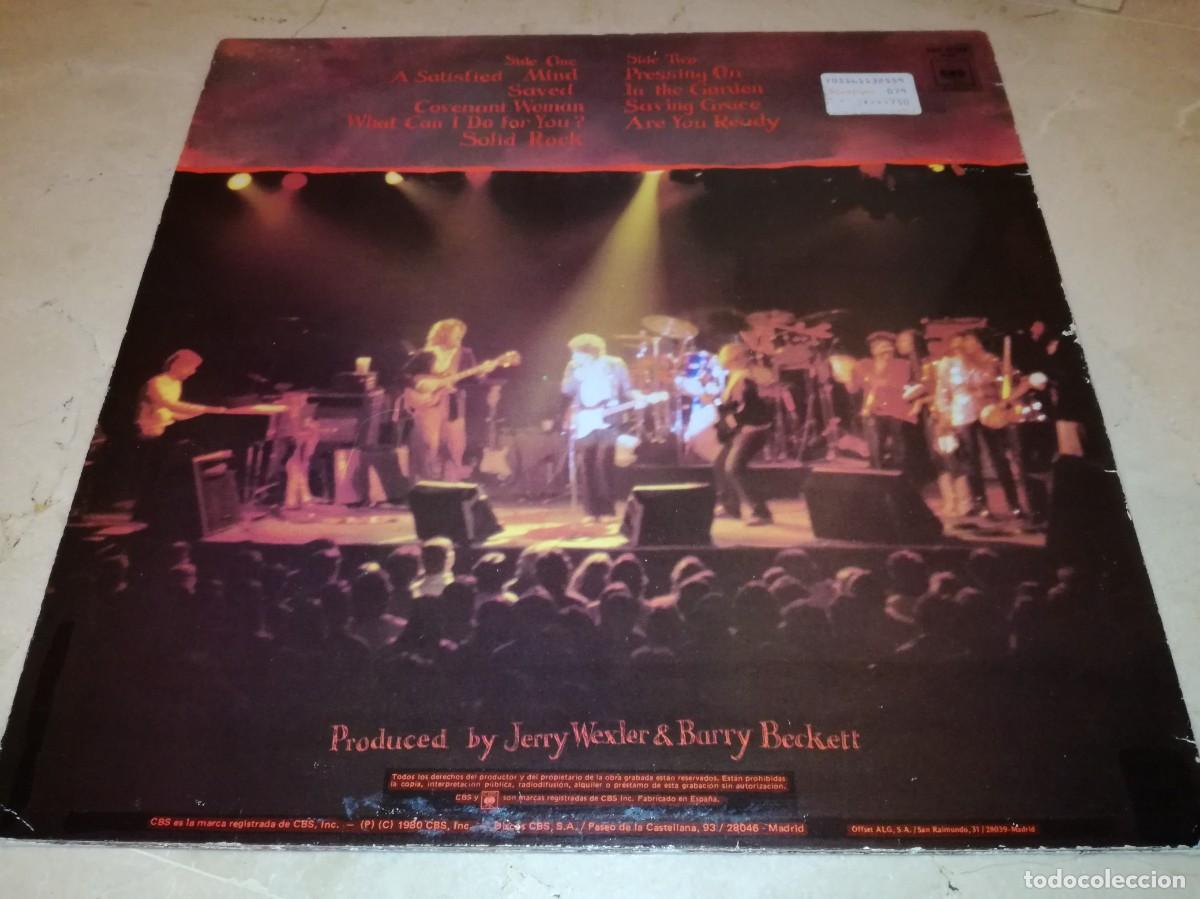 Discos de vinilo: BOB DYLAN-SAVED-EDICI&Oacute;N ESPA&Ntilde;OLA-CBS - Foto 2