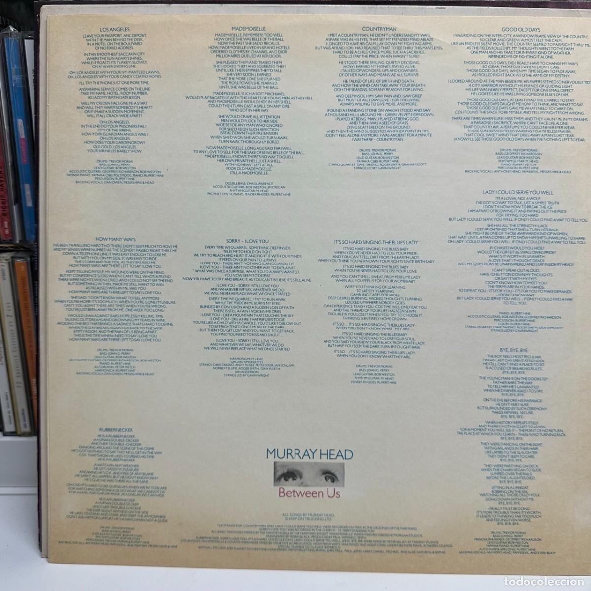 Discos de vinilo: Murray Head - Between Us (LP) - Foto 3