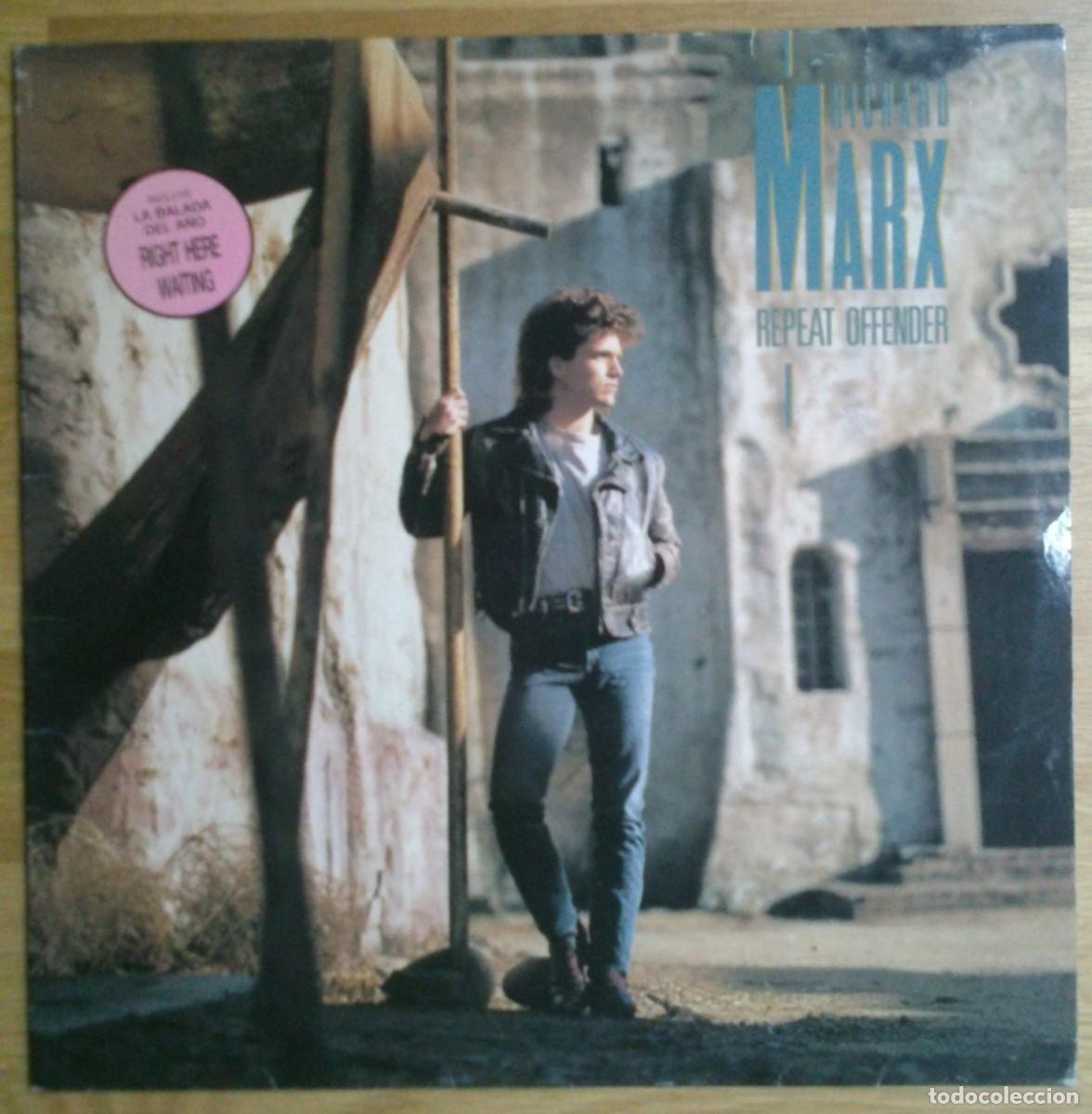 Discos de vinilo: RICHARD MARX REPEAT OFFENDER - Foto 1