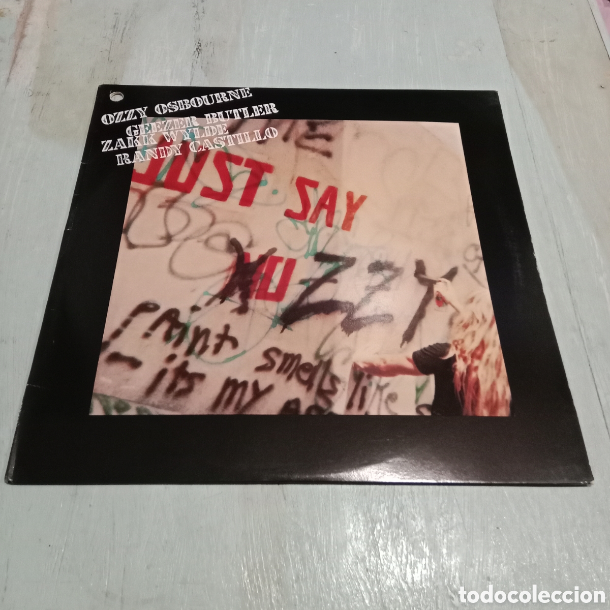 Discos de vinilo: OZZY OSBOURNE - JUST SAY OZZY - EP 12&rdquo; - Foto 1
