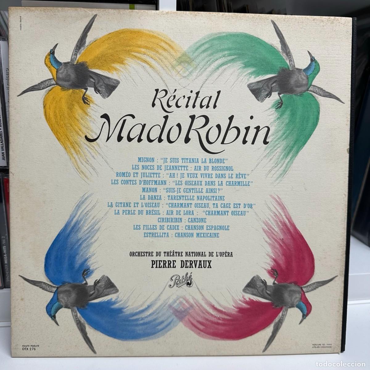 Discos de vinilo: Mado Robin - R&eacute;cital (LP) - Foto 1