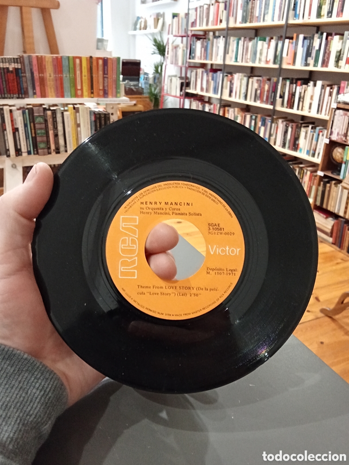 Discos de vinilo: Vinilo Single Mancini - Love Story - Foto 3