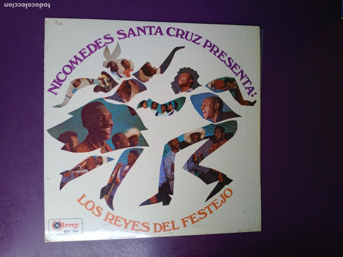 Disques de vinyle: Nicomedes Santa Cruz &lrm;&ndash; Los Reyes Del Festejo - LP VIRREY 1971 PERU - SIN USO - FOLK