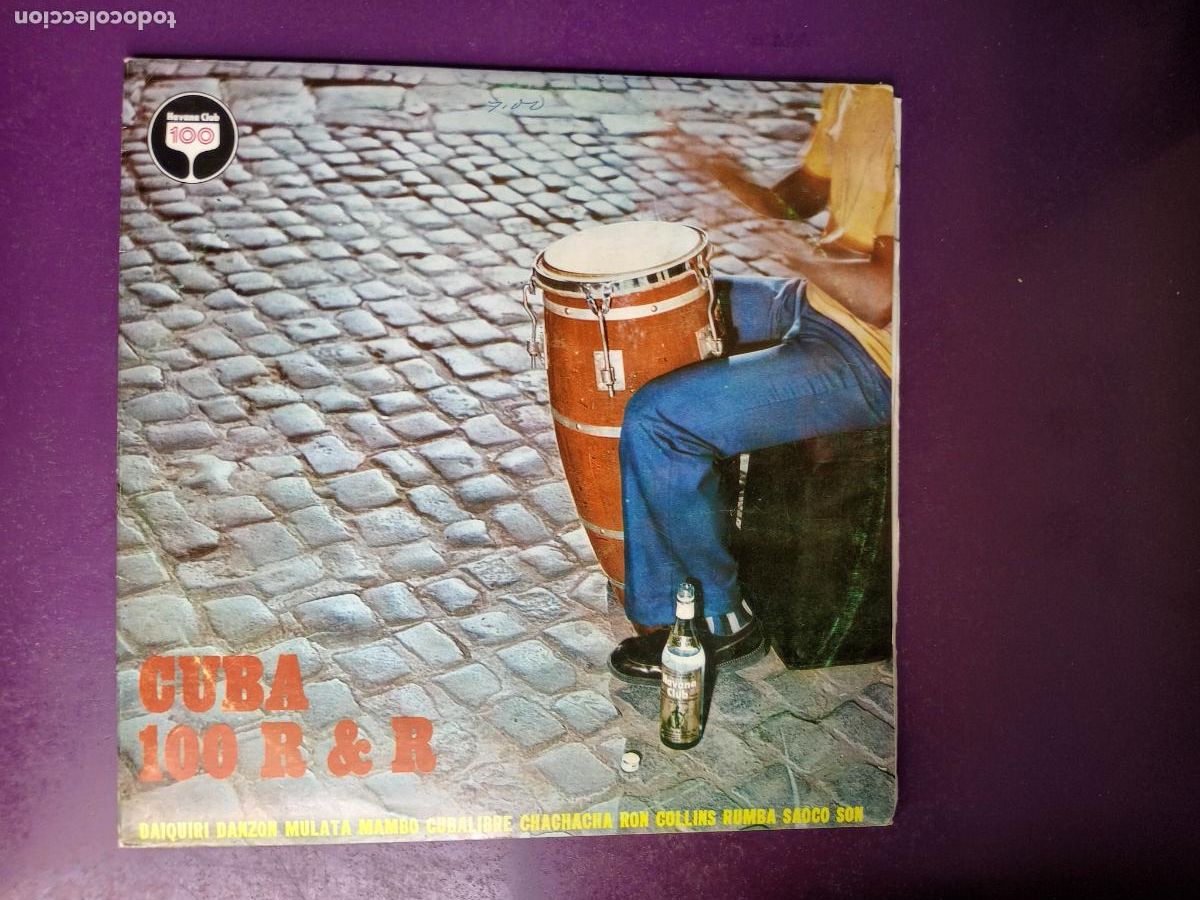 Disques de vinyle: Cuba 100 Years Of Rhythm & Rum - DOBLE LP HAVANA 1978 - LATIN JAZZ, SON, FOLK - 24 EXITOS CUBA